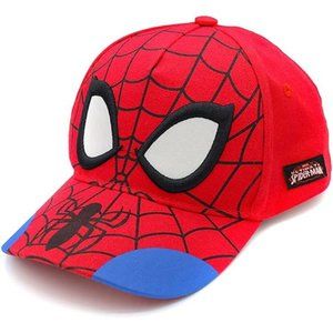 Marvel Spiderman Hat for Boys, Breathable Spiderman Baseball Cap for KidToddlers